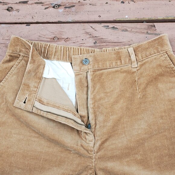 LL Bean Tan Corduroy Pants - Size 14 - Picture 3 of 9